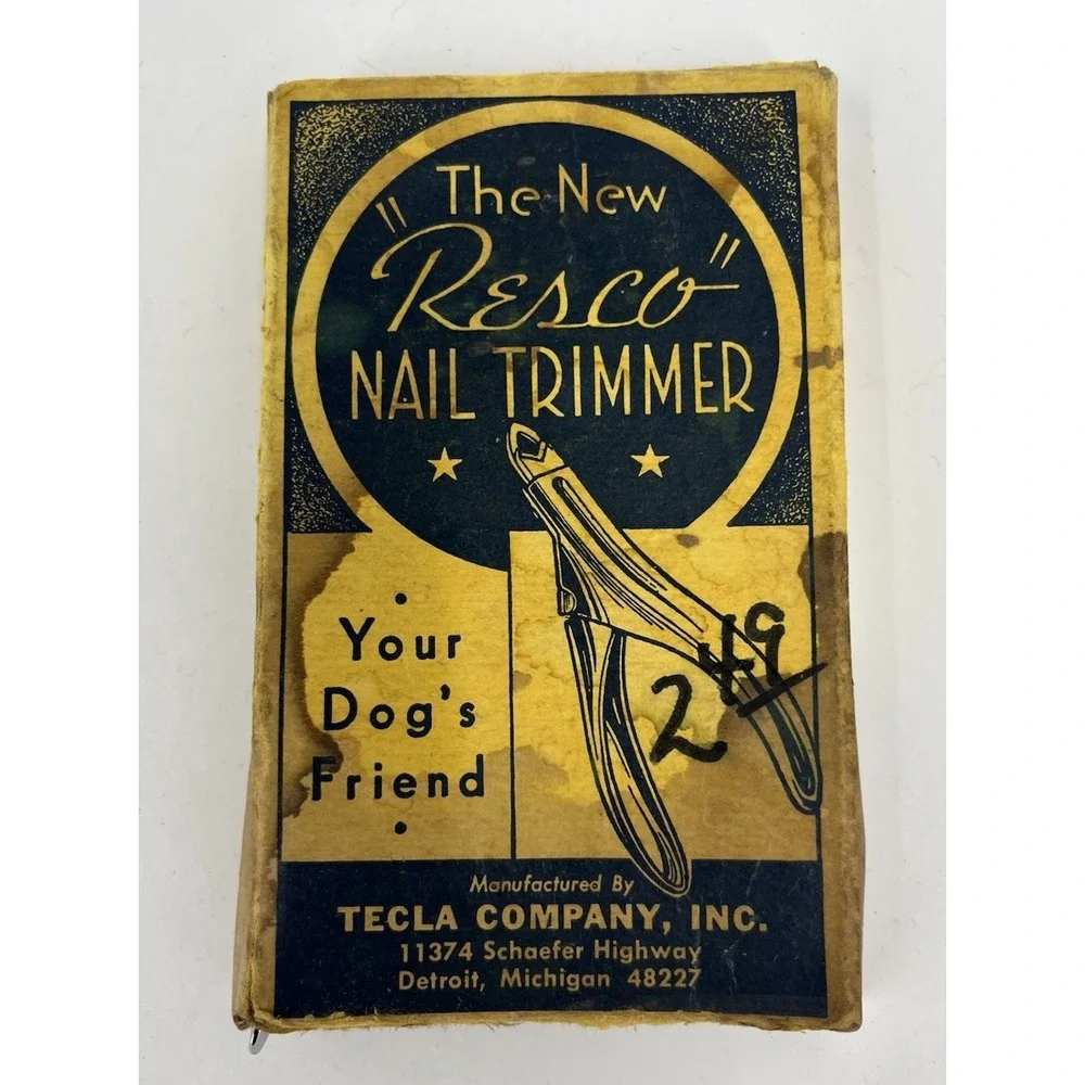Vintage Resco Nail Trimmer Clipper Your Dog's Friend USA Made by Tecla